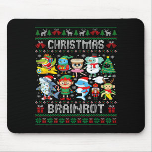 Lustige Weihnachten Italienische Gehirnerweichung  Mousepad