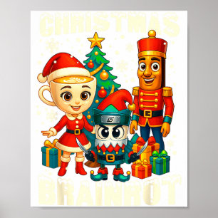 Lustige Weihnachten Italienische Gehirnerweichung  Poster