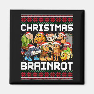 Lustige Weihnachten Italienische Gehirnfäule Für M Magnet