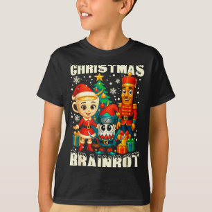 Lustige Weihnachten Italienische Gehirnfäule Itali T-Shirt