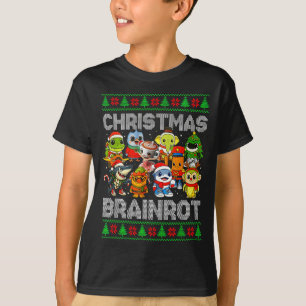 Lustige Weihnachten Italienische Gehirnfäule Itali T-Shirt