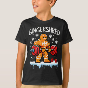 Lustige Weihnachten Lebkuchen Gingershred Gym Body T-Shirt