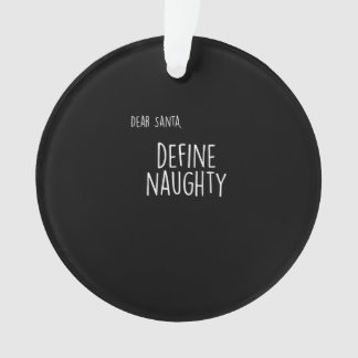 Lustige Weihnachten Unartige Netter Weihnachtsmann Ornament