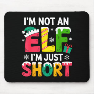Lustige Weihnachts-Familien-Pyjamas Ich bin kein E Mousepad