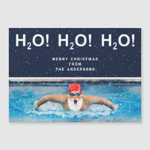 Lustige Weihnachts-Geschenkkarte Magnetkarte