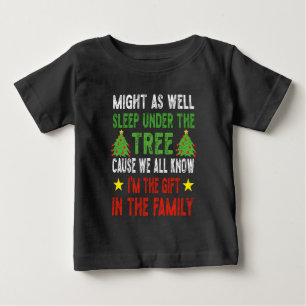 Lustige Weihnachts-Kinder-Weihnachts-Pyjamas Mädch Baby T-shirt