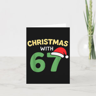 Lustige Weihnachts-Shirts mit 67 Meme-Trendy-Witz  Karte