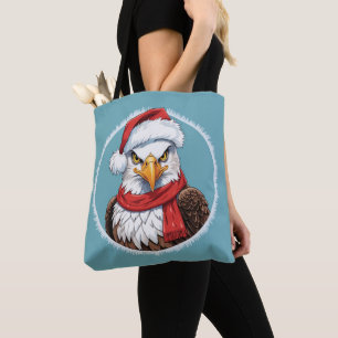 Lustige Weihnachts-Tier-Favoriten - Adler 2 Tasche