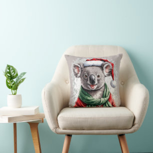 Lustige Weihnachts-Tierfavoriten - Koala 1 Kissen