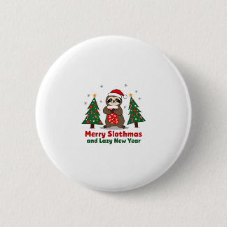Lustige Weihnachtsbeleuchtung Strumpf Santa Hut Fa Button
