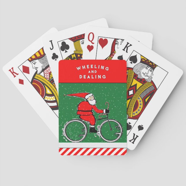 Lustige Weihnachtsfeier Spielkarten (Rückseite)