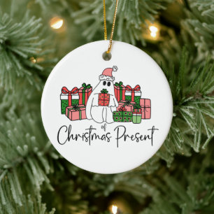 Lustige Weihnachtsferien Keramik Ornament
