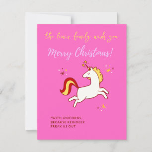 lustige Weihnachtsfeste Feiertagskarte