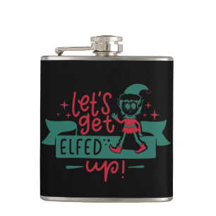 Lustige Weihnachtsflasche Flachmann
