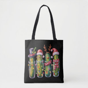 Lustige Weihnachtsgurke Gurken Feiertag Salzgurke  Tasche