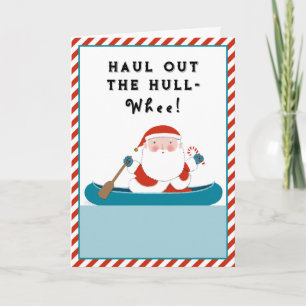 Lustige Weihnachtskarte Feiertagskarte