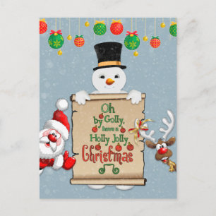 Lustige Weihnachtskarte Grüße Weihnachten Postkart Postkarte