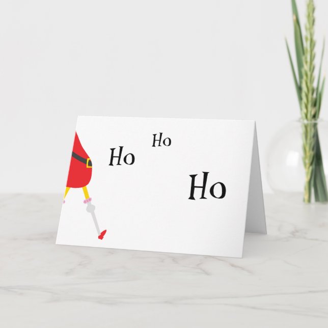 Lustige Weihnachtskarte - personalisierte Karte (Vorderseite)