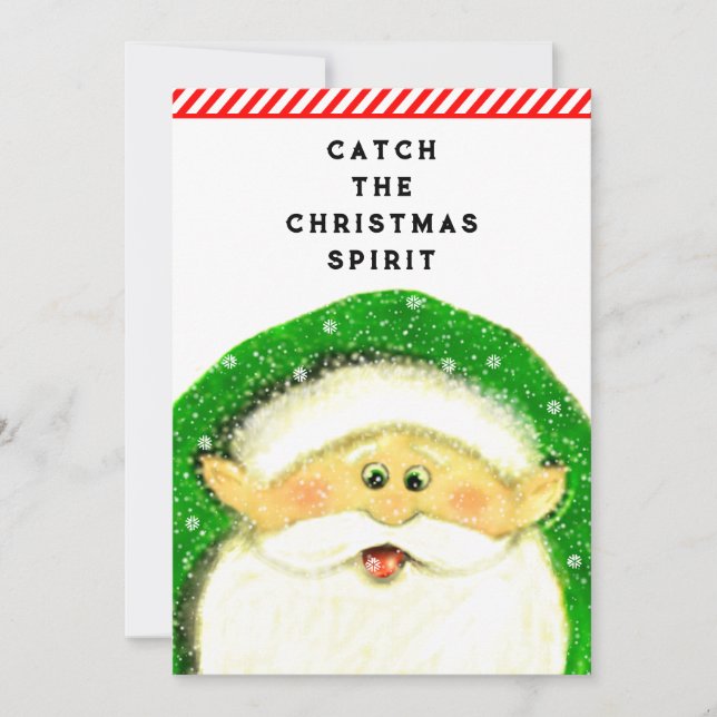 Lustige Weihnachtskarten für Kinder (Vorderseite)