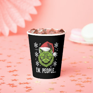 Lustige Weihnachtskatze Igitt Leute Katzensiebhabe Pappbecher