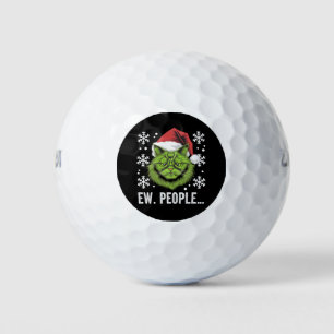 Lustige Weihnachtskatze Igitt Leute Miezekatzenlie Golfball