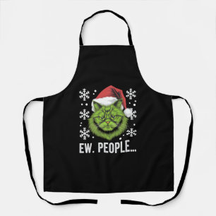 Lustige Weihnachtskatze Igitt Leute Miezekatzenlie Schürze