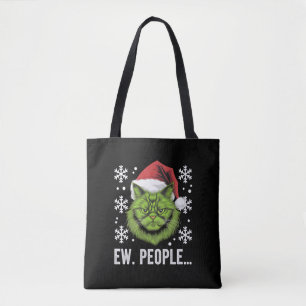 Lustige Weihnachtskatze Igitt Leute Miezekatzenlie Tasche