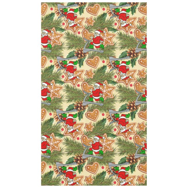 lustige Weihnachtskekse Tischdecke (Vorderseite)