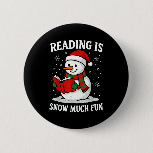 Lustige Weihnachtslektüre Ist Schnee Viel Schneema Button