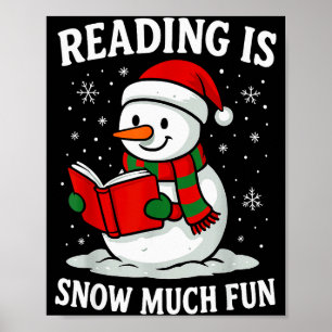 Lustige Weihnachtslektüre Ist So Viel Schneemann B Poster