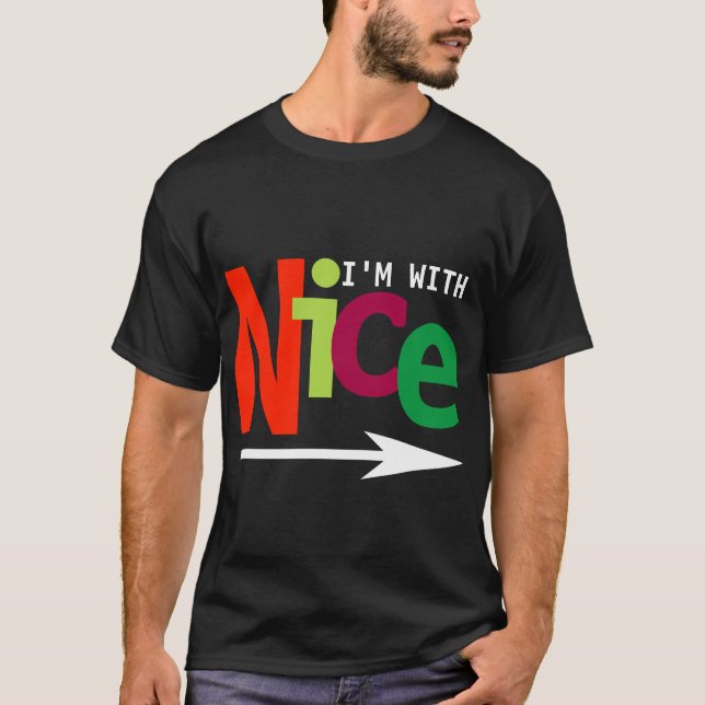 Lustige Weihnachtspaare, die freches u. Nizza #2 T-Shirt (Vorderseite)