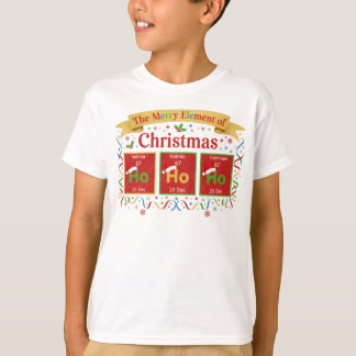 Lustige Weihnachtsperiodentafel T-Shirt