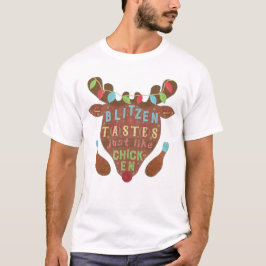 Lustige Weihnachtsrotwild Blitzen Geschmäcke mögen T-Shirt