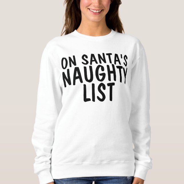 Lustige WeihnachtsSweatshirts, FRECH Sweatshirt (Vorderseite)