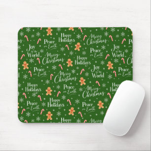 Lustige Weihnachtstitel mit festlichen Grafiken Mousepad