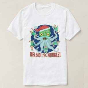 Lustige Weihnachtsweihnachtsmann-Freigabe das T-Shirt