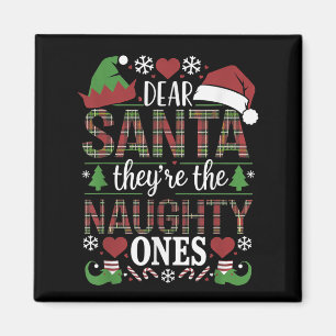 Lustige Weihnachtszitat Lieber Santa Sie Sind Die Magnet