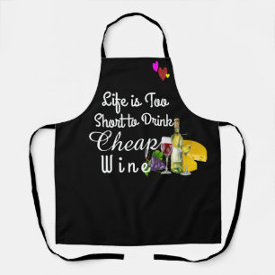 Lustige Wein-Schürze - Weinliebhaber-Geschenk für  Schürze