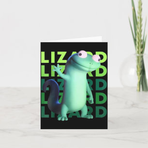 Lustige Weirore-Echse-Meme _ 3D-Surreal-Tier Karte