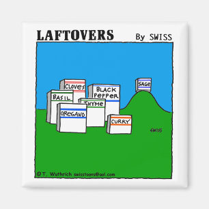 Lustige weise Kraut Laftovers Magnet