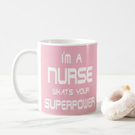 Lustige weiße rosa kaffeetasse