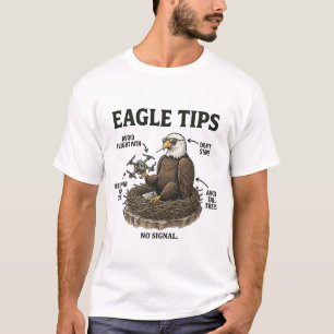 Lustige Weißkopfseeadler-Tipps Natur Überleben Hum T-Shirt