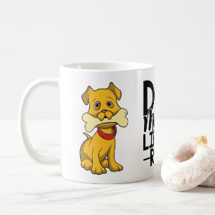 Lustige Welpen-Hundemama-Geschenk Cartoon-Hund-Kaf Kaffeetasse