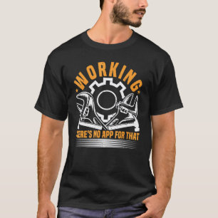 Lustige Werkstattzitate für einen Mechaniker, Hand T-Shirt