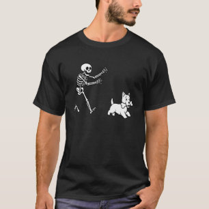 Lustige Wesite Running Skelett T-Shirt
