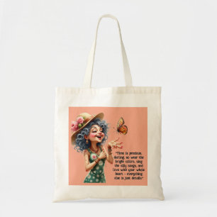Lustige Whimsische Frauen-Tasche Tragetasche