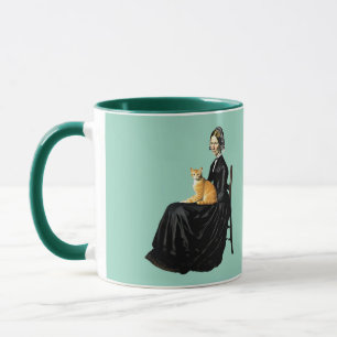 Lustige Whistlers Mutter Orange Tabby Tasse