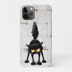 Lustige wilde schwarze Katzen-Cartoon  Case-Mate iPhone Hülle