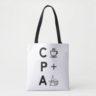 Lustige Wirtschaftsprüfer-Steuer-Jahreszeit CPAs Tasche