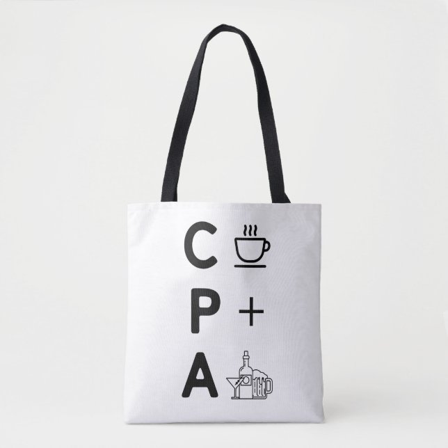 Lustige Wirtschaftsprüfer-Steuer-Jahreszeit CPAs Tasche (Vorderseite)